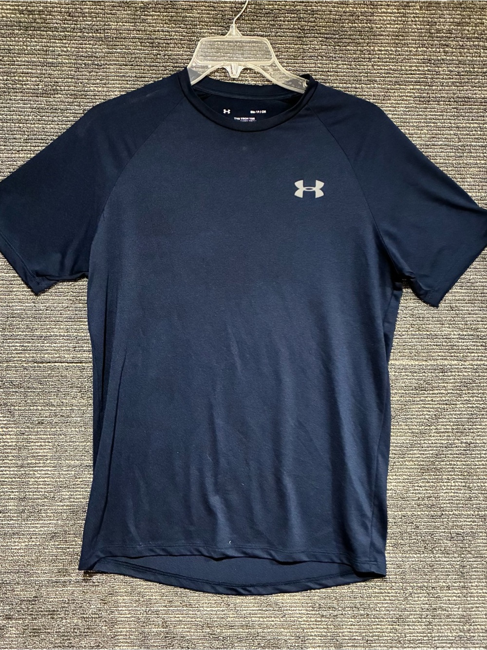 Under Armour Men's Navy Short Sleeve Performance Tech Tee Sz S